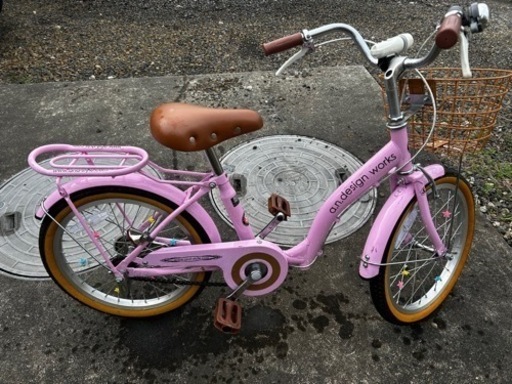 a.n.design works 自転車 18インチ ピンク 子供用 超美品