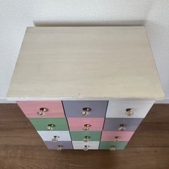受付止めます！棚の画像