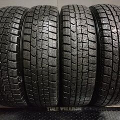 DUNLOP WINTER MAXX WM02 155/70R13 13インチ スタッドレス 4本 バリ溝 バモス ピクシスエポック等　(TI258)