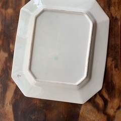 最終処分！　陶器プレート　花柄　オブジェの画像