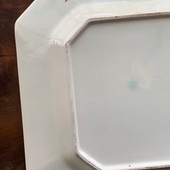 最終処分！　陶器プレート　花柄　オブジェの画像
