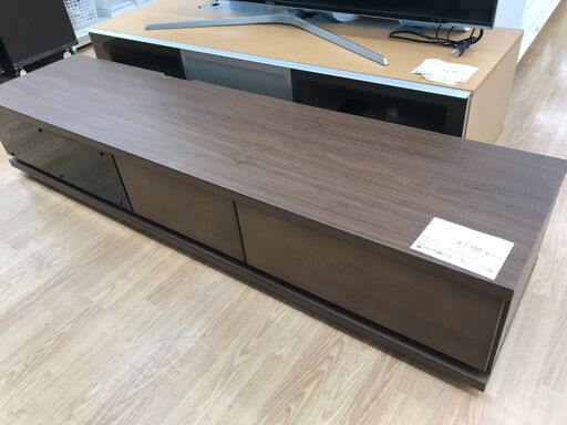 ★ジモティ割あり★  TV台 ブラウン H34×W180×D43 クリーニング済み KJ4424