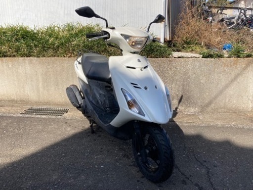 軽整備済み‼️ アドレスv125S 白　現車確認可能　配送可能