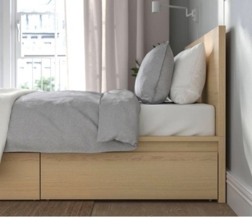 急募！ 美品 IKEA ♡MALM♡ クィーン ベットフレーム 