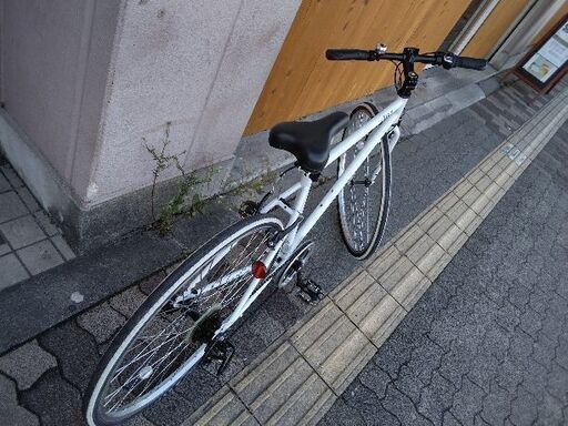 自転車　LÄSSIG　中古 美品☆LASSIG[レッシグ]700c シティークロスバイク 7speed