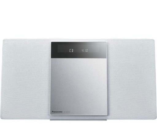 パナソニック ミニコンポ FM/AM 2バンド Bluetooth対応 4GBメモリー内蔵 ホワイト SC-HC410-W