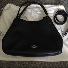 7万　正規直営購入 新品 COACH EDIE ショルダー付き ...