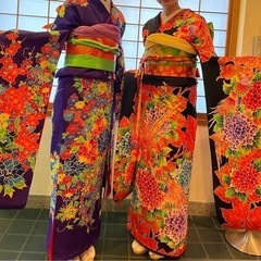 【出張 着付け】 振袖、袴、訪問着  レンタルの画像