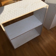 決まりました　ニトリ　カラーボックス　背板なしビス穴あり　他の3000円以上の商品かソファ購入で無料で差し上げますの画像