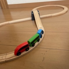 IKEA木の電車、ミニカー、釣りセット（決まりました！）の画像