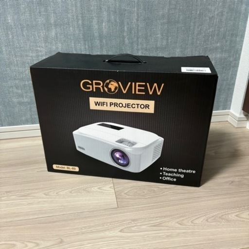 GROVIEWフルHD 4K対応 プロジェクタ BL-89 9000lm