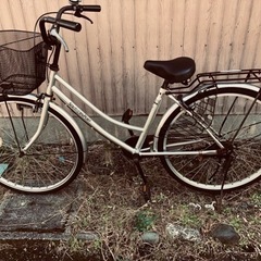 ママチャリ 自転車と空気入れセット 本日限り！