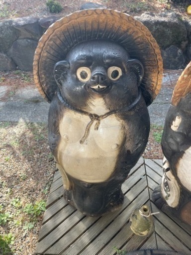 2点セットタヌキ飾り物100cm