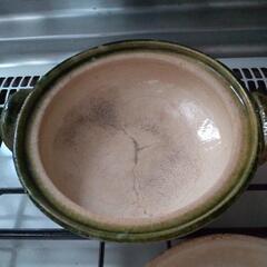 ✨美品✨  グリーン土鍋の画像