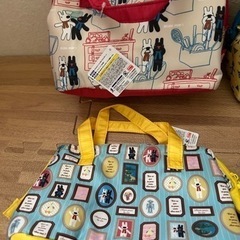 リサとガスパール　がまぐちランチトート★お弁当入れの画像