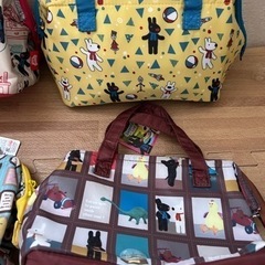 リサとガスパール　がまぐちランチトート★お弁当入れの画像
