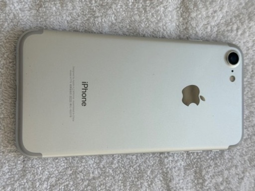 iPhone7 128GB SIMフリー シルバー SIMロックあり(au)