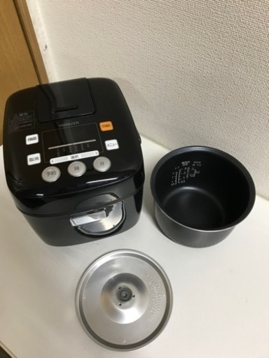 山善 YAMAZEN 3合 マイコン炊飯ジャー YJB-300 2019年製 ブラック