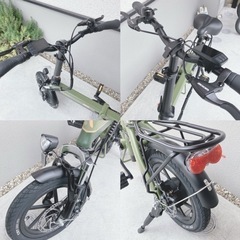 AiDDE 電動自転車　電動アシスト　5段アシスト　折りたたみ式　14インチの画像