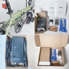 AiDDE 電動自転車　電動アシスト　5段アシスト　折りたたみ式　14インチの画像