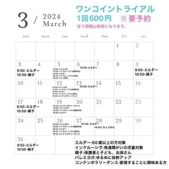 バレエ: 発達障がい児対象、60歳以上の方、超初心者の方の画像