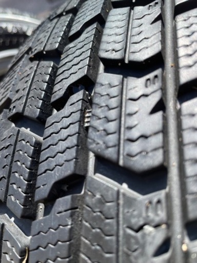 【値下げしました】グッドイヤー ICE NAVI7 155/65R14 75Q 【スタッドレスタイヤ＆アルミ４本セット】