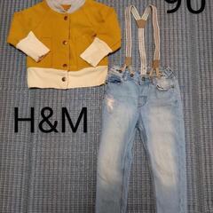 サイズ90　H&M　アウター　デニム　子供服