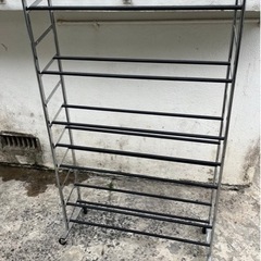 美品‼️8段シューズラック下駄箱玄関収納大容量🍉プロフ必読