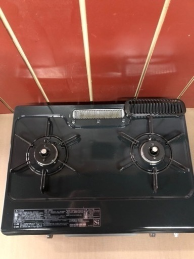 中古美品　ガスコンロ　都市ガス用　パロマ　2022年製　IC-S37BM-L 