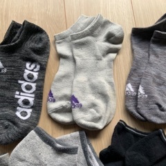 ショートソックス メンズ adidas他 7足セットでの画像