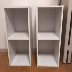 【値下げ】ニトリNカラボスリム２段(バスケット有)の画像