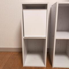 【値下げ】ニトリNカラボスリム２段(バスケット有)の画像