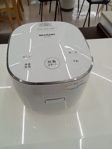 ★ジモティ割あり★ SHARP 炊飯器3合 KS-CF05B-W 153L 19年製 動作確認／クリーニング済み TC1774