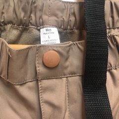 メンズパンツ裏フリース、未使用品です。の画像