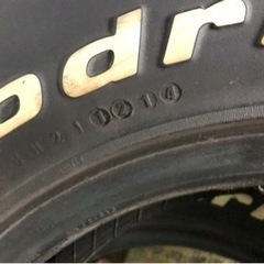 タイヤ　中古　LT245/75R16 120/116S グッドリッチ　溝　10〜11mmの画像