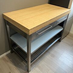 作業台 アイランド IKEA イケア RIMFORSA リムフォルサ
