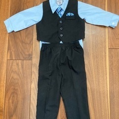 男児　幼児用フォーマルスーツ（ジャケット無し）
