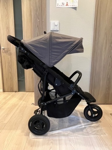 ○ご相談中○ベビーカー エアバギー 純正オプション付き グレー 黒