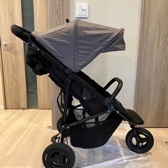 ○ご相談中○ベビーカー エアバギー 純正オプション付き グレー 黒 ○ご相談中○ベビーカー エアバギー 純正オプション付き グレー 黒