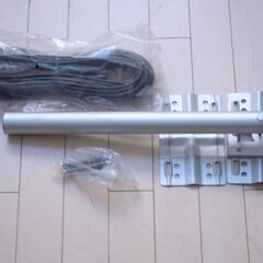 BS/CSアンテナ ベランダ取付金具　同軸ケーブル