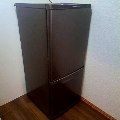 【3/2-4引き取り】Panasonic 冷蔵庫 ブラウン 138L 一人暮らし