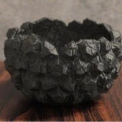 NPot 3Dプリンター鉢　艶なしブラック NPot-002の画像