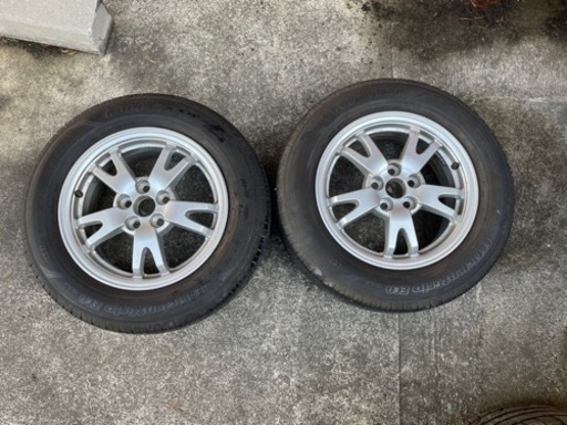 タイヤホイール2本セット 30 プリウス純正 15インチ 6J ＋45 PCD100 195/65R15 GOOD YEAR