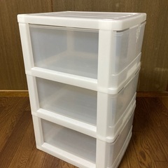 収納ケース　深型3段の画像