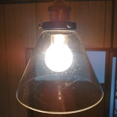 🍎ペンダントライト 天井照明 照明器具 ダイニング フレア (アンバー) の画像