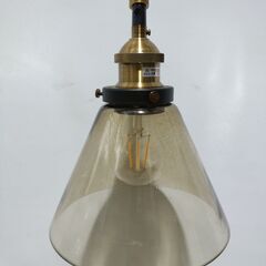 🍎ペンダントライト 天井照明 照明器具 ダイニング フレア (アンバー) の画像