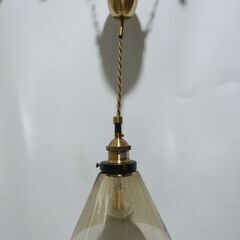 🍎ペンダントライト 天井照明 照明器具 ダイニング フレア (アンバー) の画像