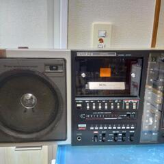 希少！ 出品にあたりベルト3本交換済み！ダイヤトーン　3wayスピーカー搭載！　メタル対応ラジカセ初グラフィックイコライザー搭載！ JR-911 作動品の画像