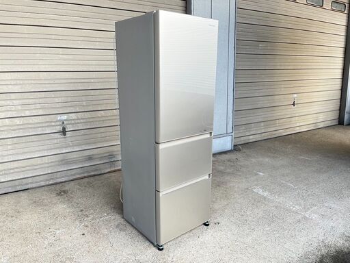 大人気ガラスドア✨ ファミリー向け 大容量 3ドア冷蔵庫 365L パナソニック NR-C37HGML-N 2017年製 中古動作品 クリーニング済み