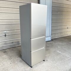 大人気ガラスドア✨ ファミリー向け 大容量 3ドア冷蔵庫 365L パナソニック NR-C37HGML-N 2017年製 中古動作品 クリーニング済み